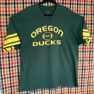 Varsity classics v neck Oregon ducks short sleeve t shirt